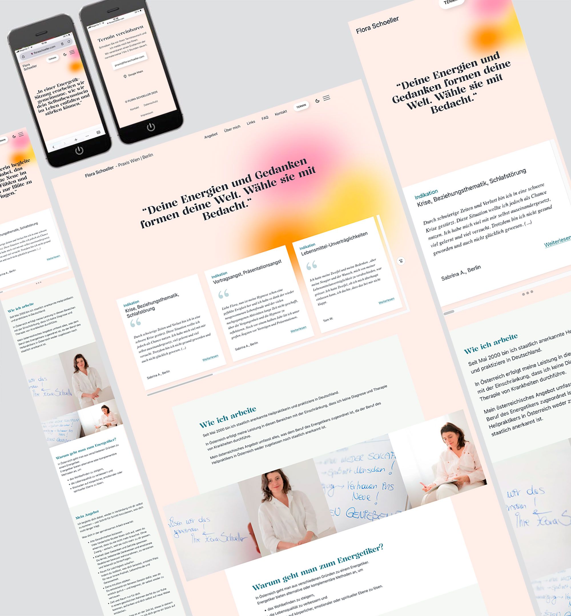 Webdesign für Flora Schoeller